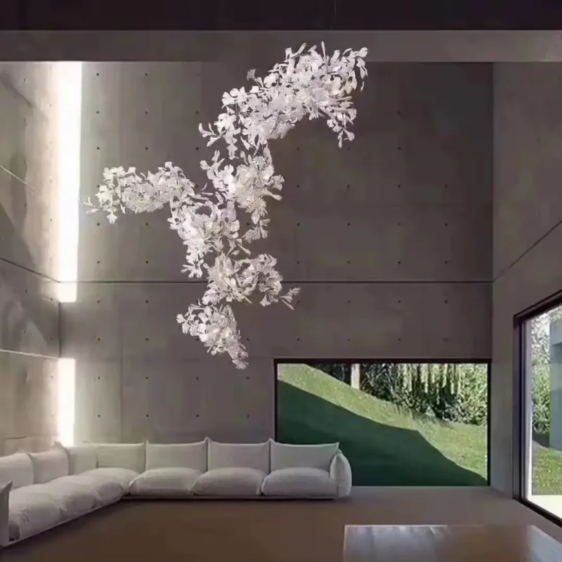 1 Gingko leaf chandelier