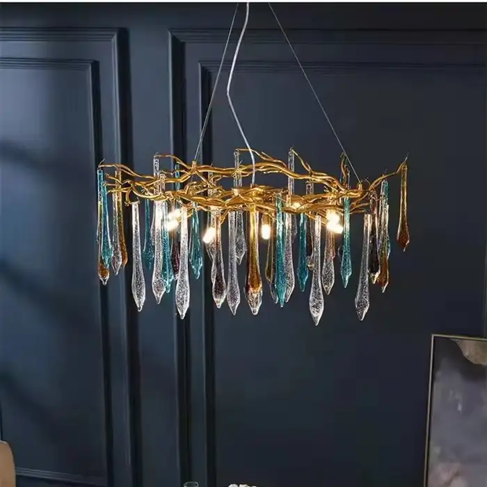 1 artistic led crystal chandelier
